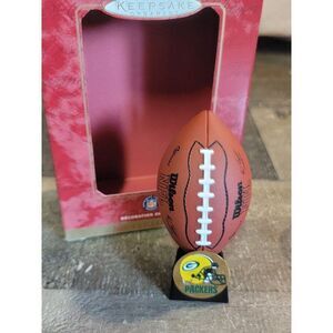 Hallmark NFL collection Packers 2000 Xmas decor football
